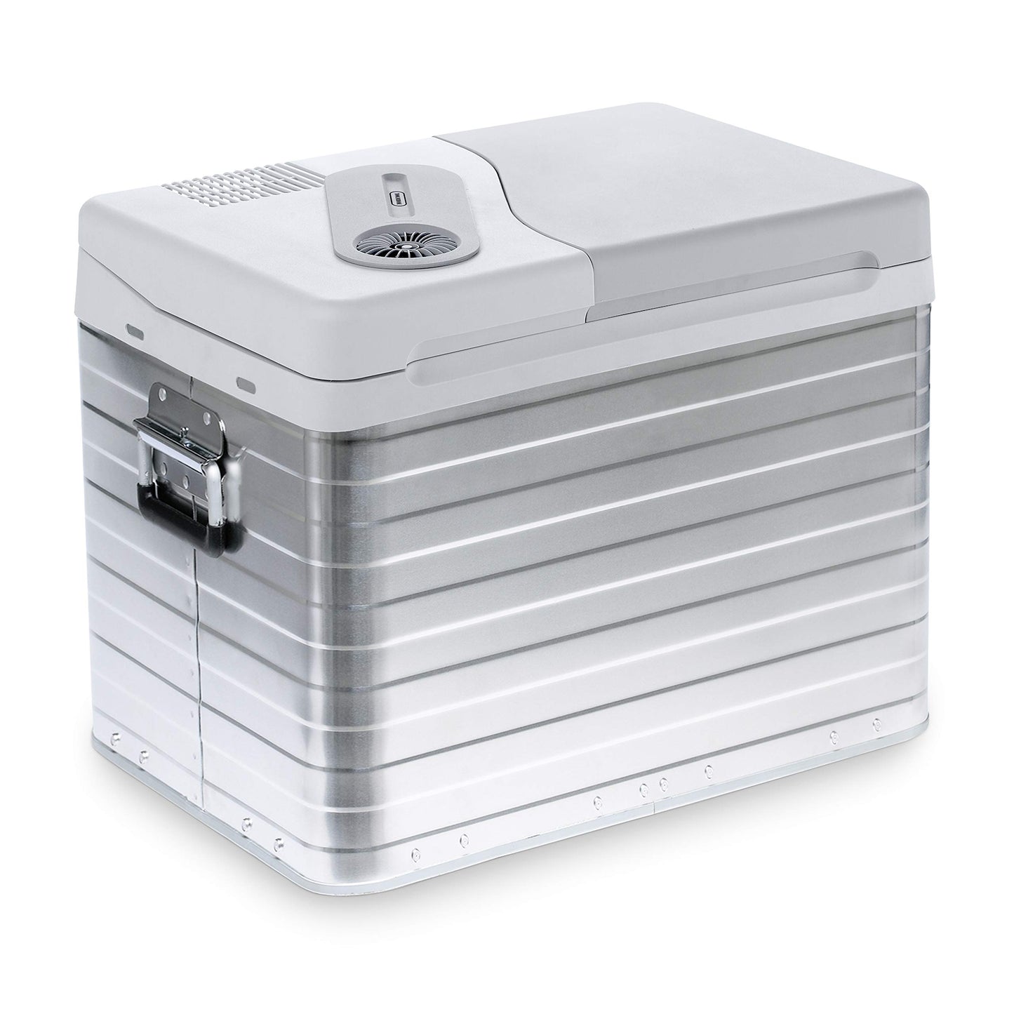 Mobicool Q40 Nevera Eléctrica Portátil, Aluminio, 39 l, mini nevera para coche, camión, barco y autocaravana, 12 y 230 V