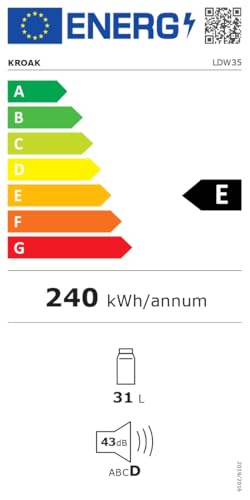 KROAK Nevera Portátil Coche 35L con Doble Zona y Ruedas, -20°C/+20°C Compresor Silencioso 45W para Camping/Viajes Familiares, Alimentación 12/24V DC + 220V AC