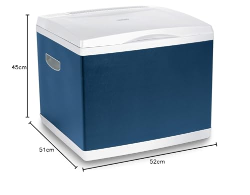 Mobicool MB40 Hybrid - Nevera y congelador híbrido portátil 39 l, mini nevera para coche, camión, barco y autocaravana, 12/230 V
