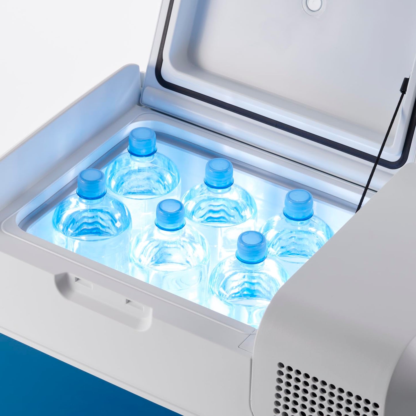 Mobicool MCF40 Nevera y congelador de compresor portátil, 38 l, con una capacidad de refrigeración de +10°C a -10°C para coche, camión, barco y autocaravana