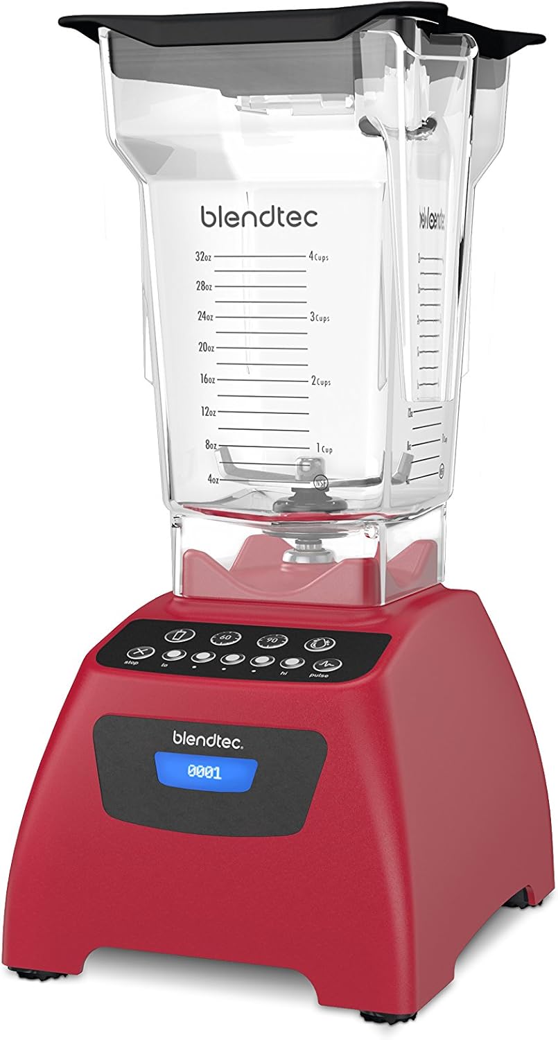 Blendtec France Kitchen 905751 Blendtec Power Classic 575 Poppy, 1560 W, 2 litros, rojo