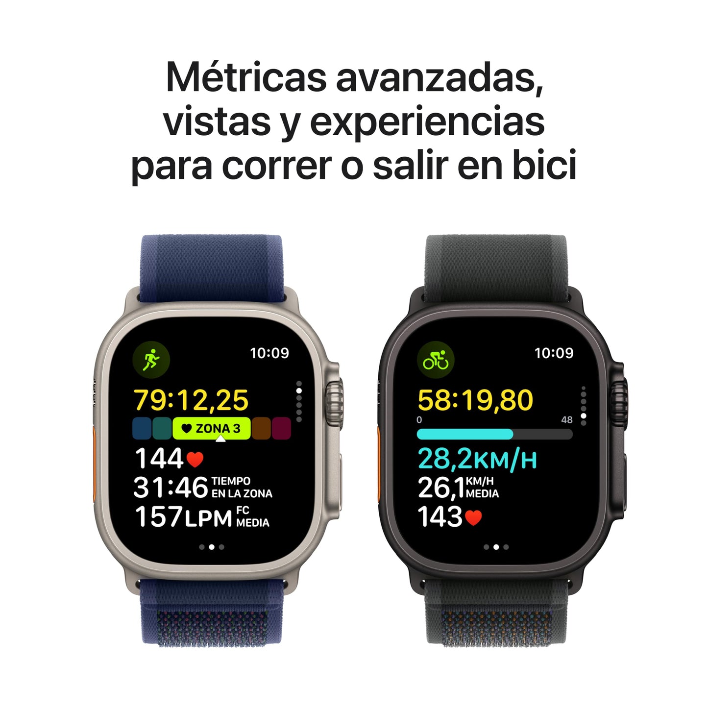 Apple Watch Ultra 2 GPS + Cellular Smartwatch, Reloj Deportivo con Caja de Titanio Negro Resistente de 49 mm y Correa Loop Alpine Verde Oscuro - Talla M. Monitor de entreno y Neutro en Carbono