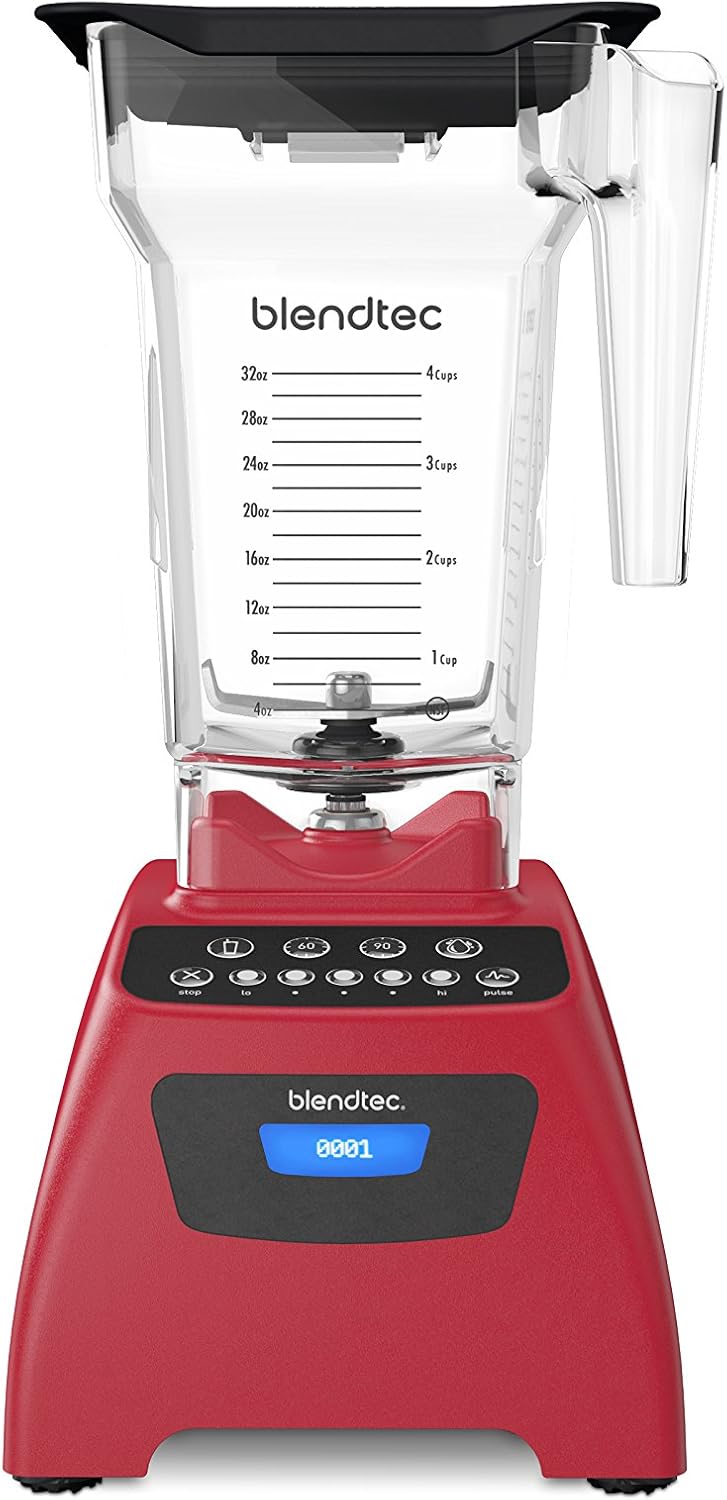 Blendtec France Kitchen 905751 Blendtec Power Classic 575 Poppy, 1560 W, 2 litros, rojo