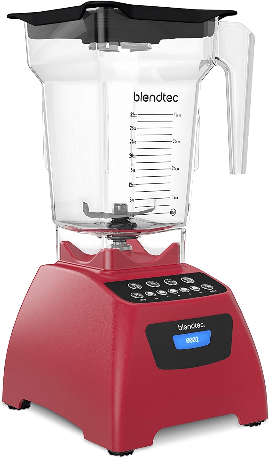 Blendtec France Kitchen 905751 Blendtec Power Classic 575 Poppy, 1560 W, 2 litros, rojo